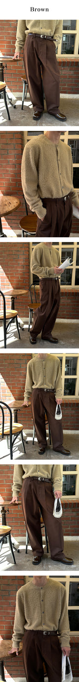 [F/W] Warm half banding pants(6color)