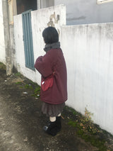 Urban volume round padded jacket