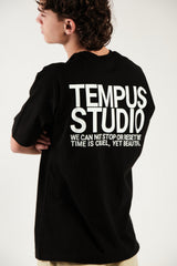 TIME ロゴTシャツ (BLACK)
