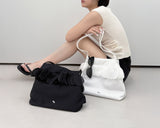 Frillish shoulder bag (white)