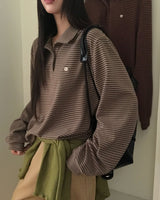 [ORIGINAL] ストリングボーダーTシャツ
