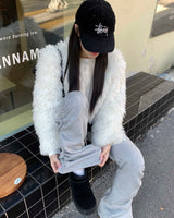 Hair mini cardigan