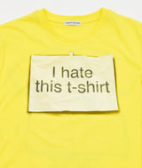 アイヘイトディスTシャツ (YELLOW)