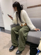 バルーンスナップワイドパンツ(3C)
