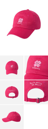 24FW CLOVER BELLY BALL CAP PINK
