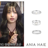 [Worn by Baby Monster Ahyeon, Chuu,Solar]  Freshwater Pearl Cubic Zirconia 925 Silver + 14k gold plating Ring R058-04G