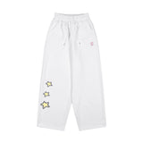 [FANCY X DUSTY] デビル＆エンジェルプリントスウェットパンツ (WHITE) F25NM1004