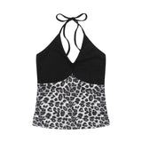Luni Contrast Leopard Camisole