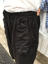 Kine Shirred Bermuda Pants (3color)