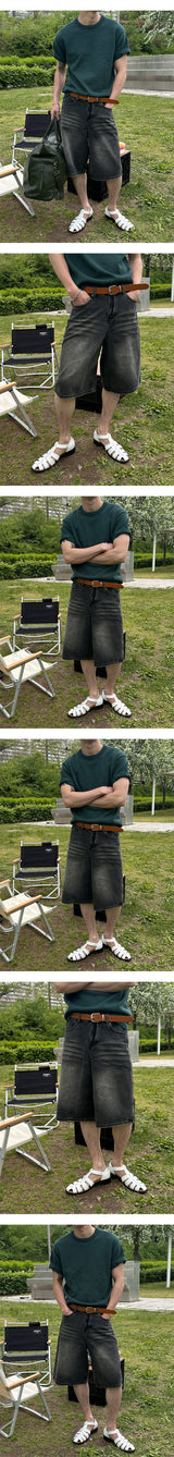 [S/S] Boucle round neck half knit(6color)