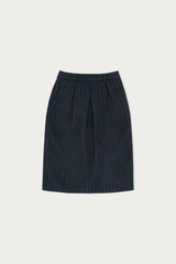 Pumpkin stripe skirt_charcoal
