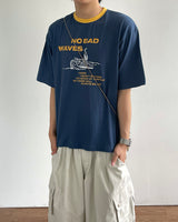 ウェーブプリントTシャツ