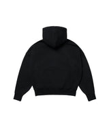 "Y" Patches Relaxed Hoodie Black