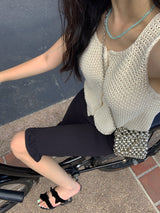 [MADE] LUBO FRILL BIKER PANTS