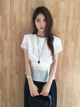 Saseon wrap blouse