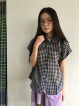 Dolman check shirt (4color)