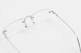 No.0834 geekchic silver glasses