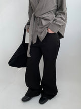 Pigenpi Cotton Semi Bootcut Pants