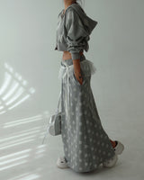 Dot Polka Dot Maxi Long Skirt