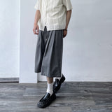 ワイドレッグ ショーツ