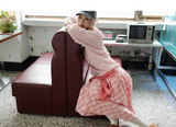 Check Tie Skirt (pink)