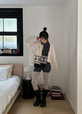 KNIT EYELET SKIRT SHORTS