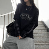 Resse Line Layered Long Sleeve T-Shirt