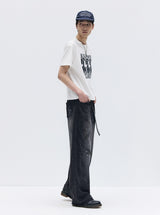 26SS★ ハンドペイントフェイデッドデニムパンツ