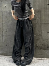 Track Wide Sweatpants