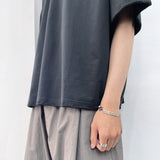 コントラストステッチボクシーT
