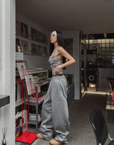 Nutty Military Halterneck Crop Sleeveless