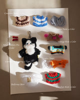 [Jennie's pick] Cosymosy Custom Cat Keyring - Tuxedo (Only Cat, Except Clothes and Accessories)