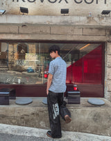 Colden Lettering Banding Wide Denim