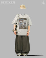 [SEMADE] Nylon Balloon Banding Pants
