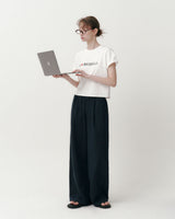 [MADE] WAVES, COTTON PINTACK PANTS