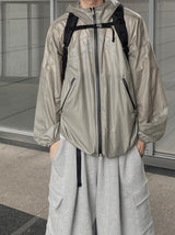 Strap sweat bermuda pants 2C