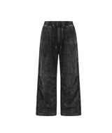 Pigment Washed Track Wide Pants