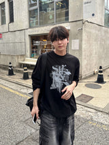 シグマプリンテッドロングスリーブTシャツ