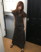 flattering puff dress
