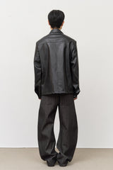 Web Leather Jacket