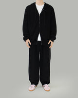 Lesher two-way knit zip-up