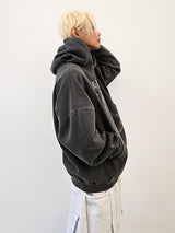 VENTIQUE Pigment Jesus Napping Hoodie 1color