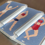 SWIMMER iPAD HARD JELL CASE_WOMAN(WHITE)