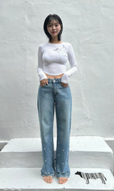 PEARL DENIM PANTS code 18309