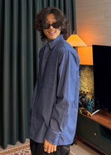 UCL Stripe Denim Shirt 2COLOR