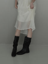 1213 Slouch Middle Boots (3cm)