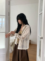 Ludain Bohemian Mother Pearl Ball Necklace