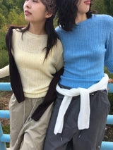 アンバーロング &amp; リーンニット (4color)