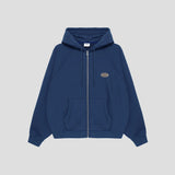 METAL ELLIPSE LOGO ZIP HOODIE