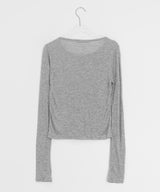Siho Summer See-Through Tencel Cardigan